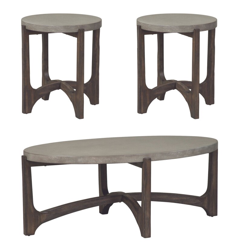 Cascade 3 Piece Set (1-Cocktail 2-End Tables) 292OT3PCS