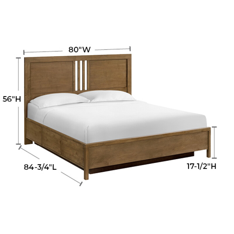 2936 Bailey King Storage Bed 2936ALM
