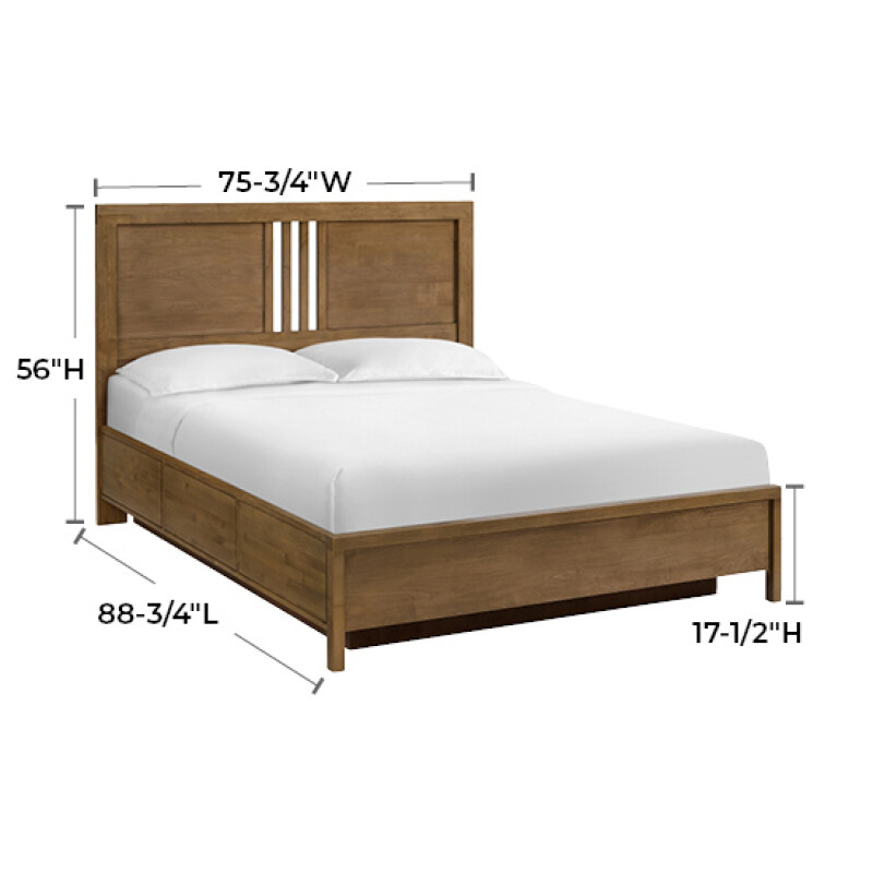 2939 Bailey Cal-king Storage Bed 2939ALM
