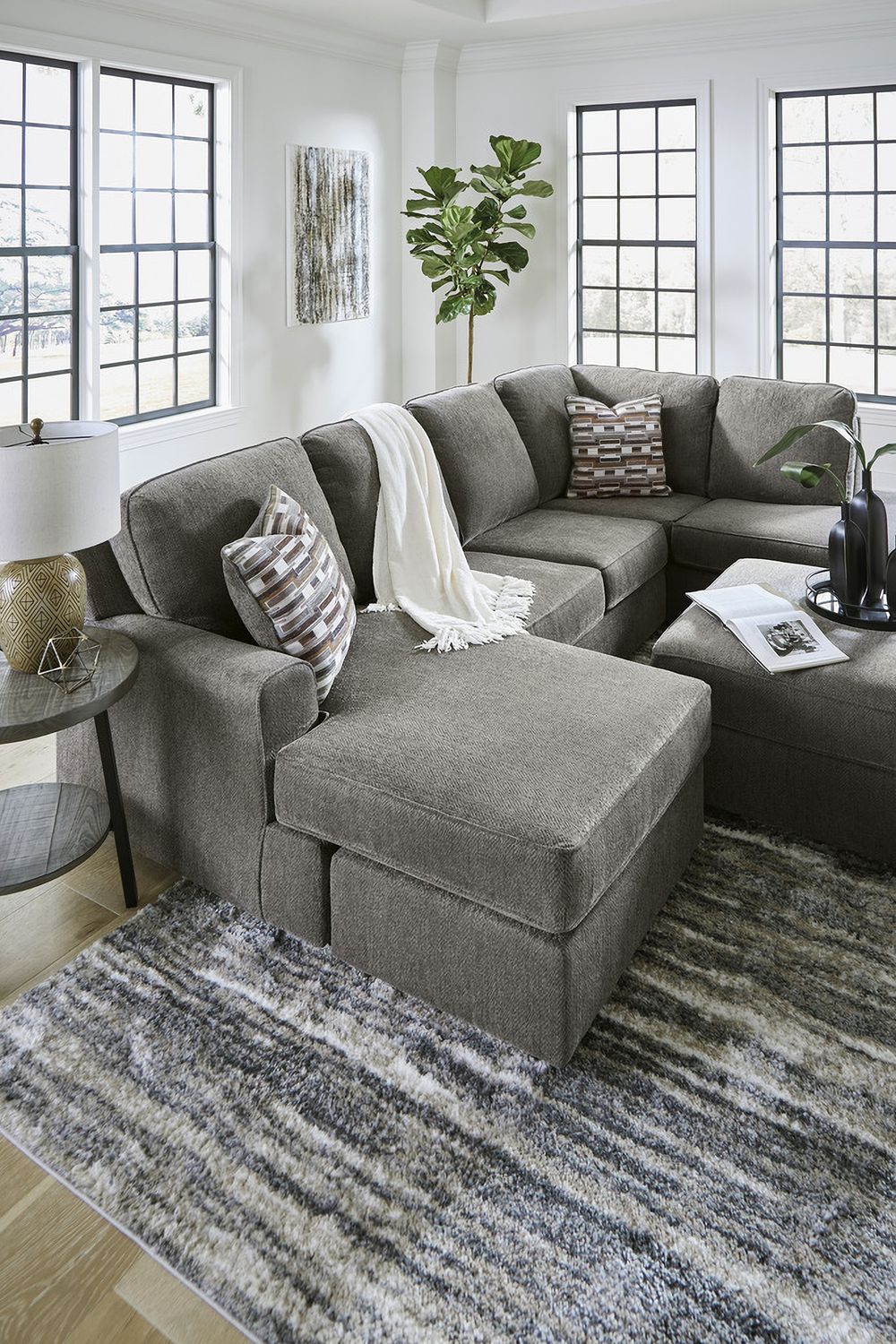 O'Phannon Ottoman With Storage In Putty 2940211