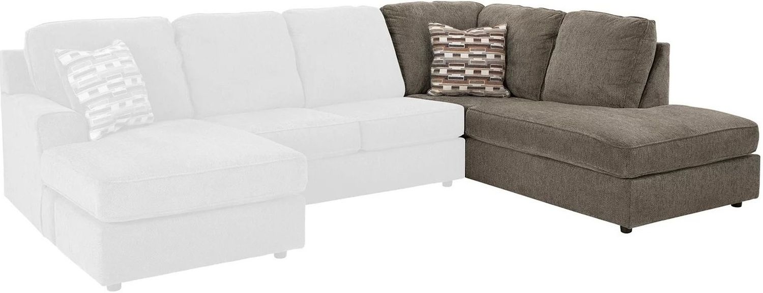 O'Phannon 2-Piece RAF Sectional With Chaise In Putty 29402S1