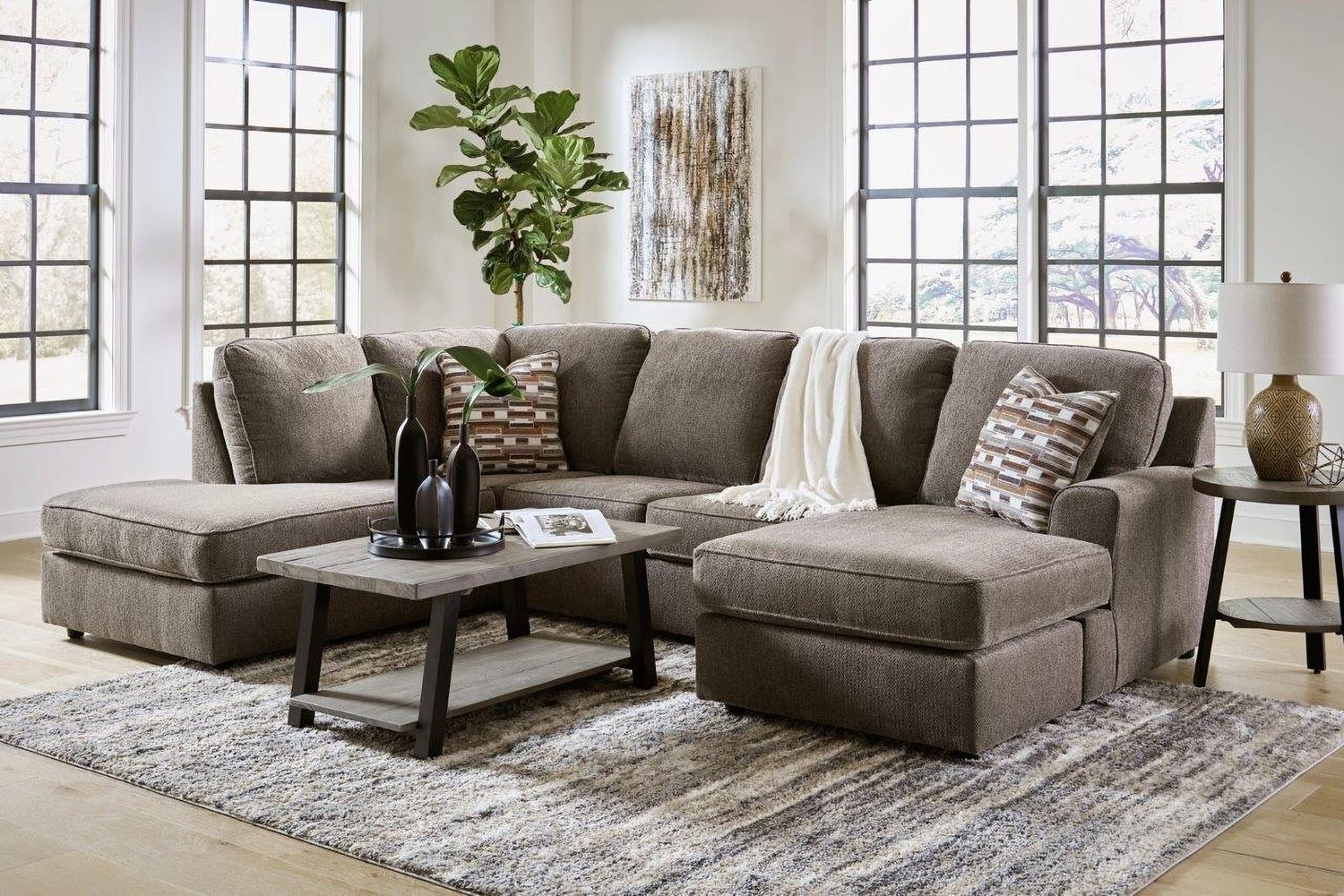 O'Phannon 2-Piece LAF Sectional With Chaise In Putty 29402S2