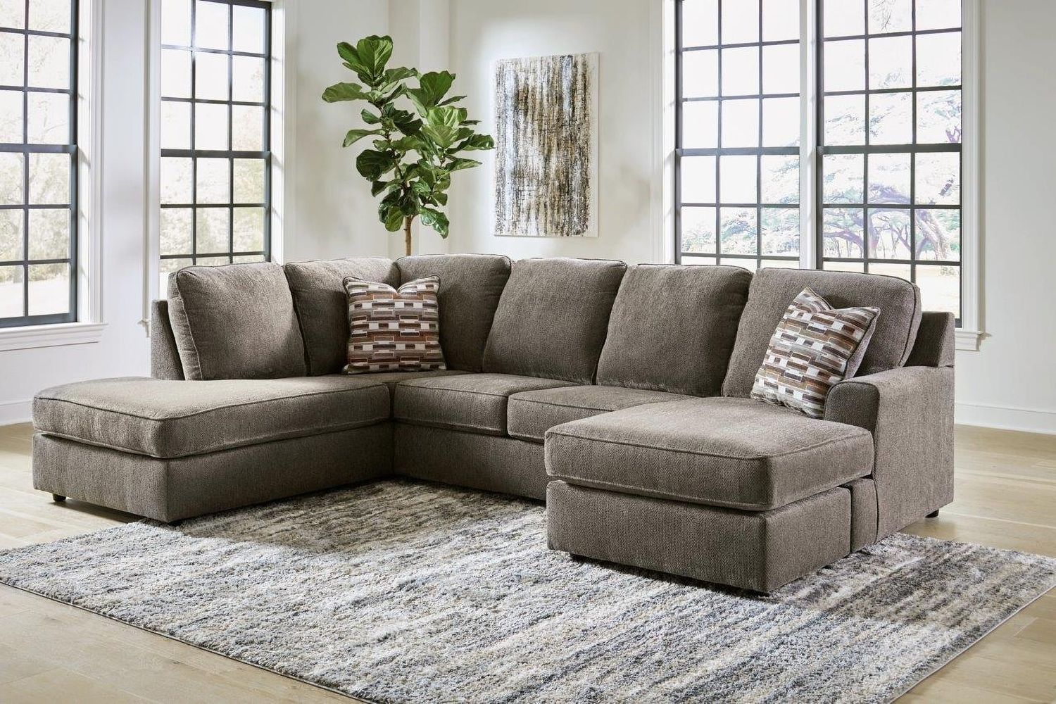 O'Phannon 2-Piece LAF Sectional With Chaise In Putty 29402S2