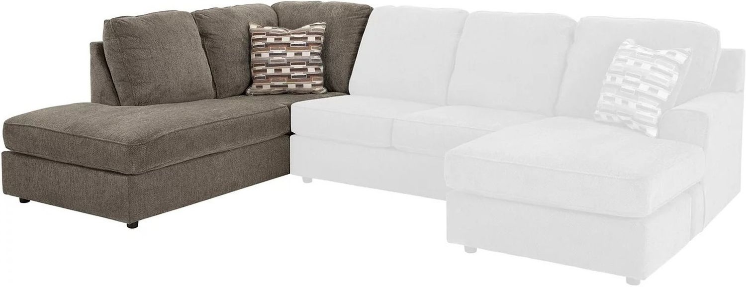 O'Phannon 2-Piece LAF Sectional and Ottoman In Putty 29402U1