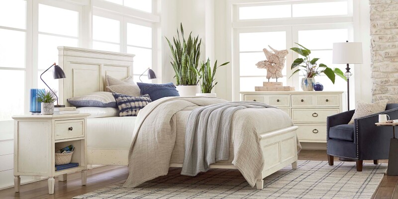 Shoreline Sea Salt Bedside Table 29510271Z