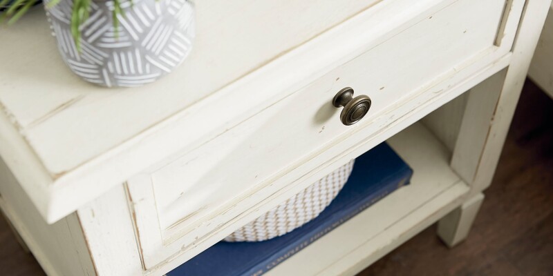 Shoreline Sea Salt Bedside Table 29510271Z