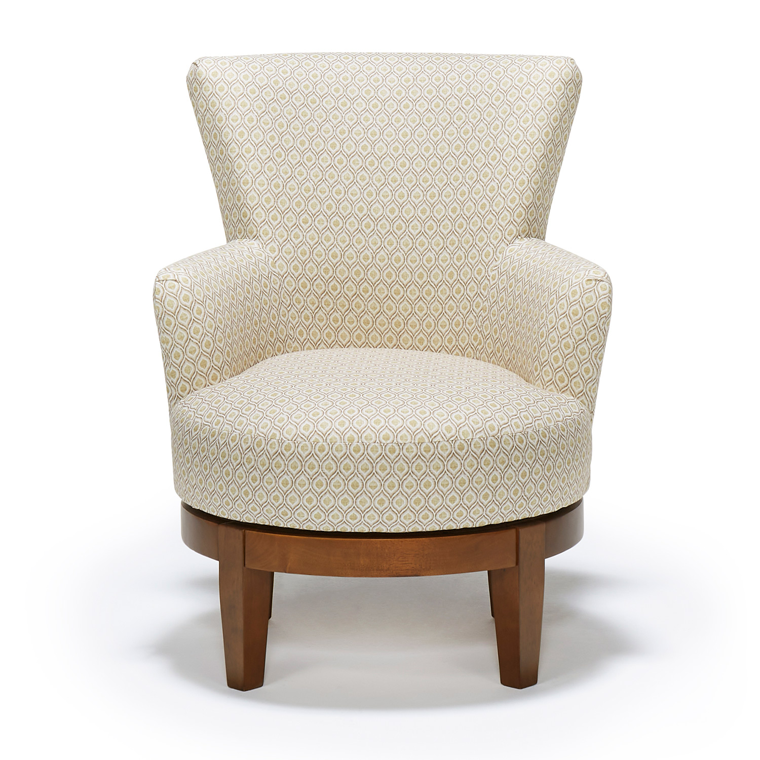 Justine - Modern Swivel Chair - Espresso - 2968E 2968E