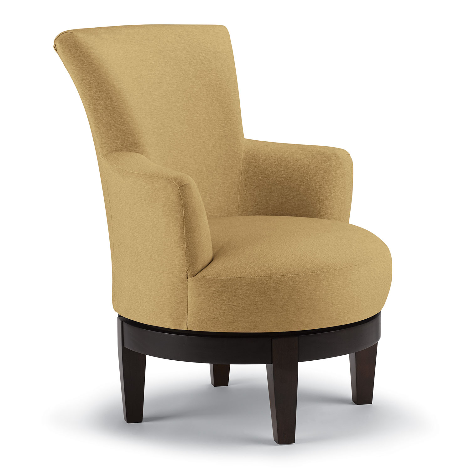 Justine - Modern Swivel Chair - Espresso - 2968E 2968E