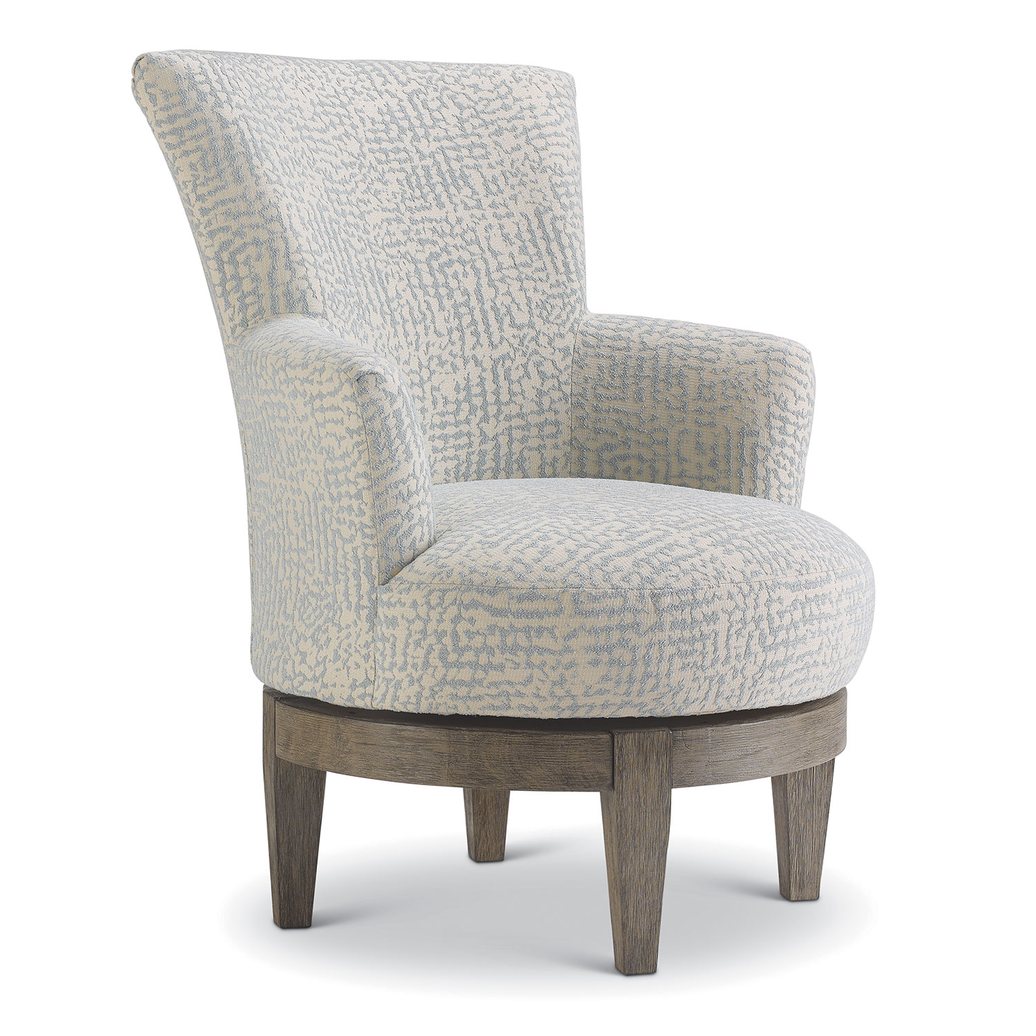 Justine - Modern Swivel Chair - Espresso - 2968E 2968E
