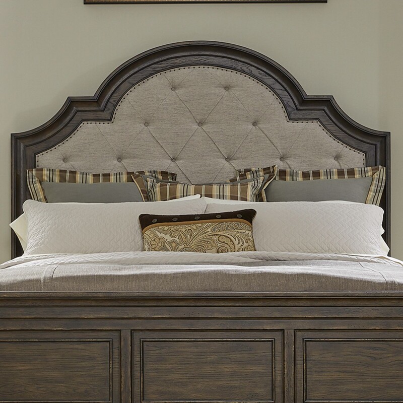 Paradise Valley Queen Uph Arched Panel Headboard 297BR13HU
