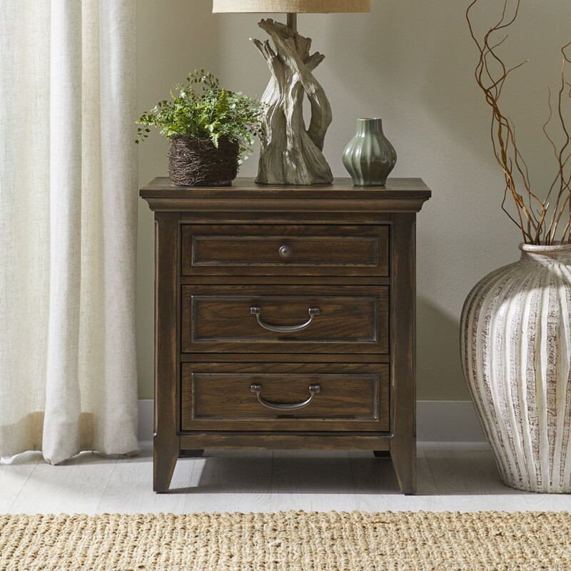 Paradise Valley Nightstand w/ Charging Station 297BR61