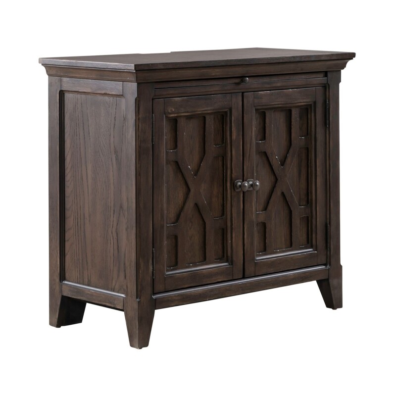 Paradise Valley 2 Door Bedside Chest w/ Charging Station 297BR63