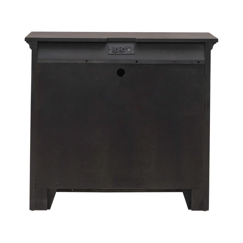 Paradise Valley 2 Door Bedside Chest w/ Charging Station 297BR63