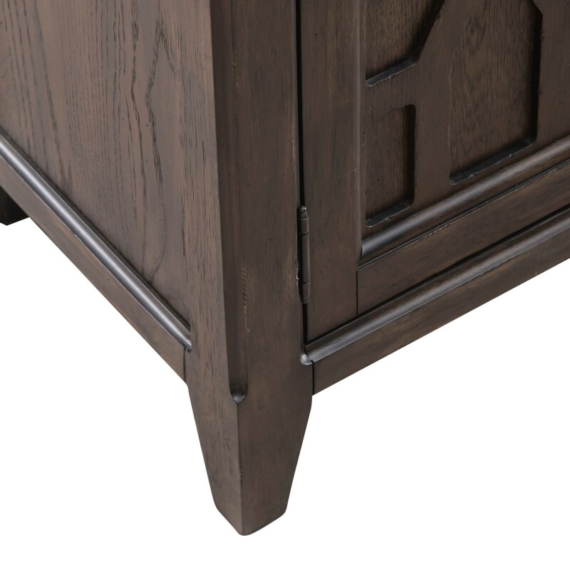 Paradise Valley 2 Door Bedside Chest w/ Charging Station 297BR63
