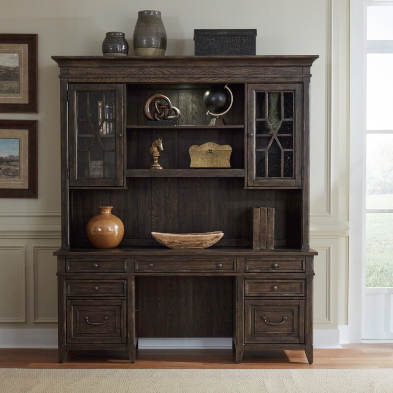 Paradise Valley Credenza & Hutch 297HOCHS