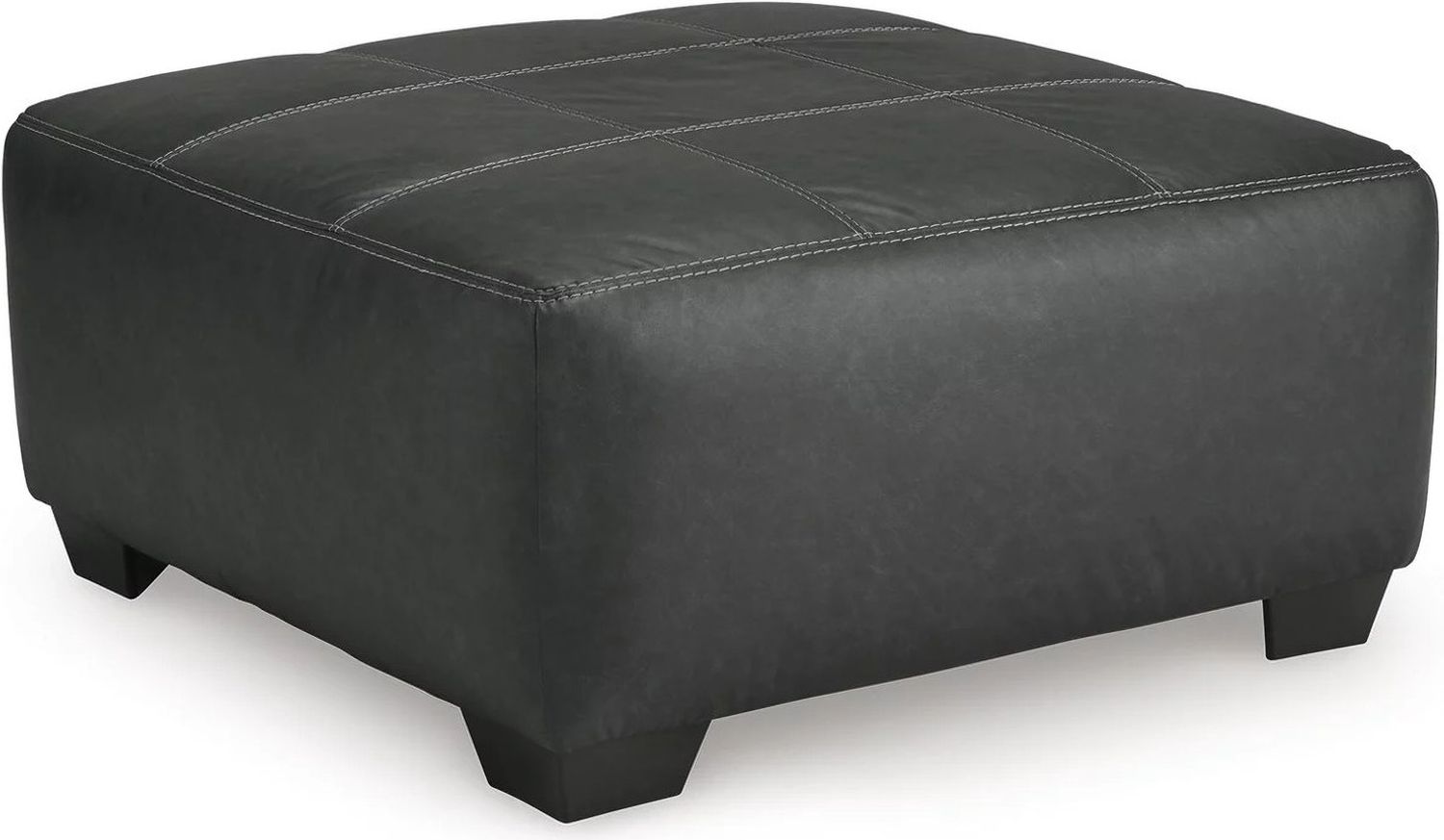 Brixley Pier Oversized Accent Ottoman In Graphite 2990608