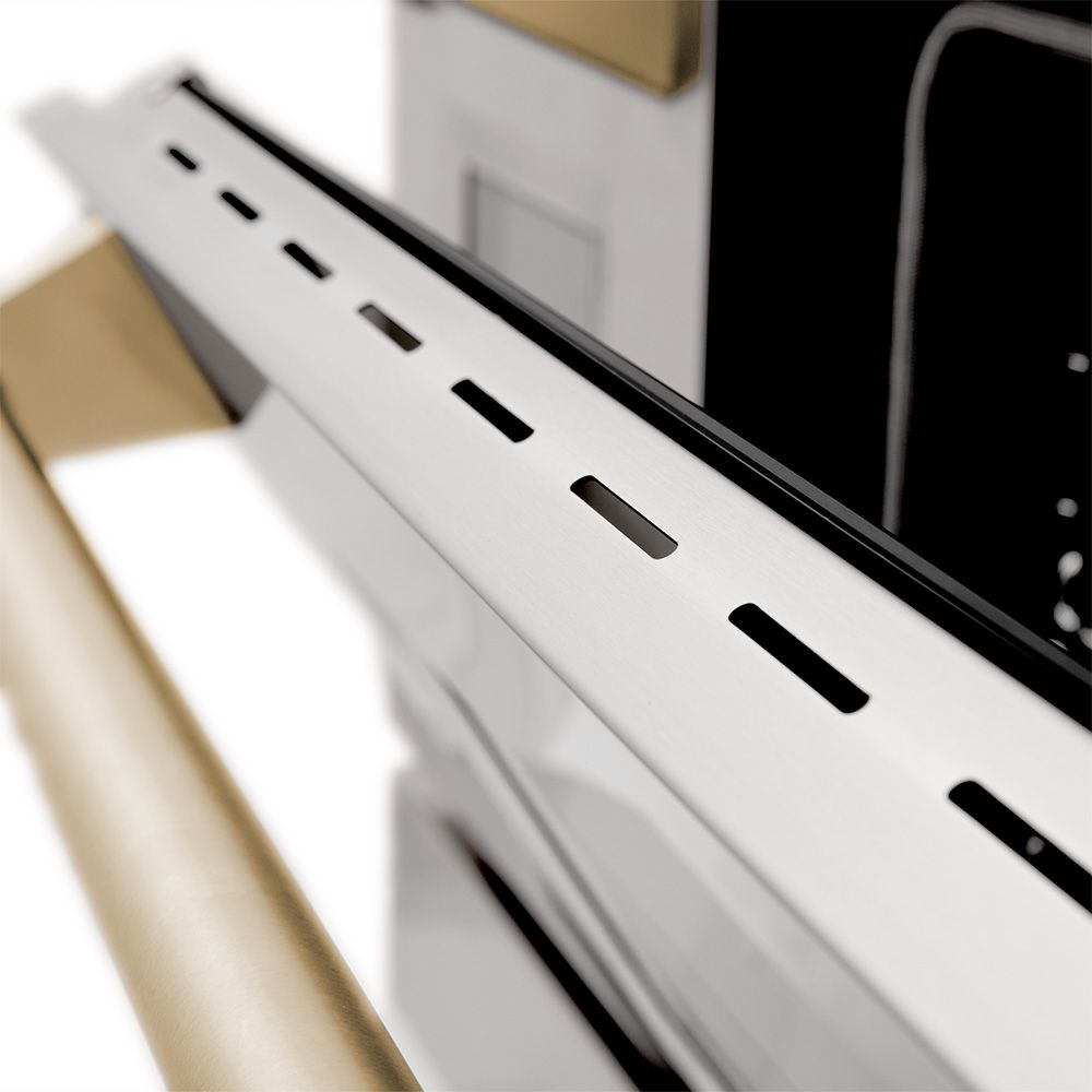 Autograph Edition 48 in. Kitchen Package with Stainless Steel Dual Fuel Range and Range Hood with Polished Gold Accents 2AKPRARH48G