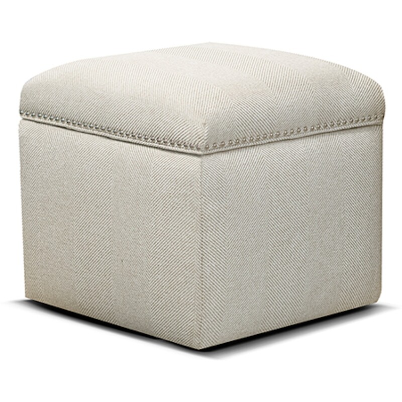 Parson Storage Ottoman With Nails 2F0081N
