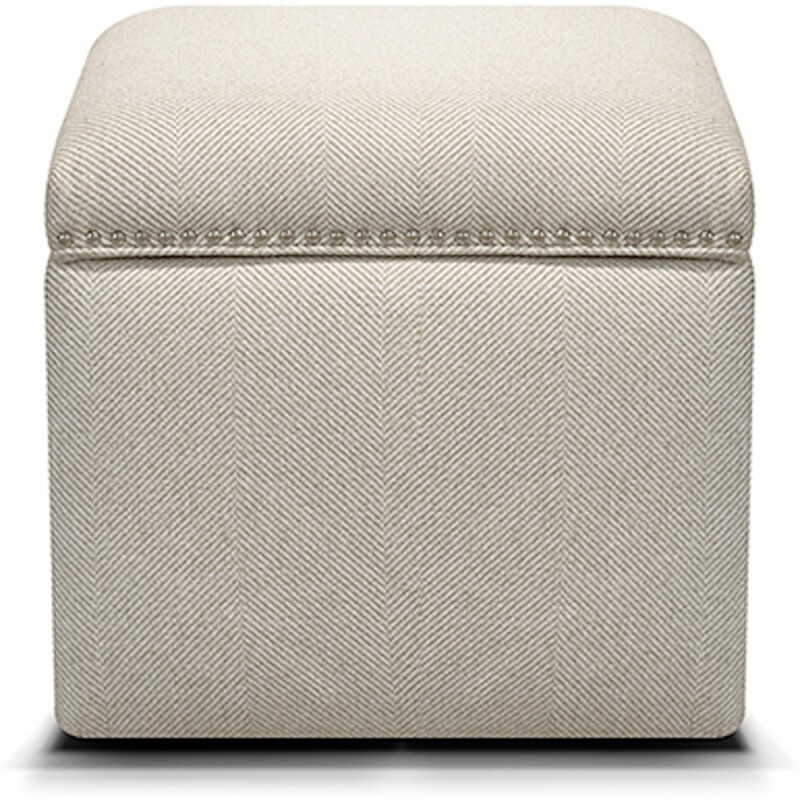 Parson Storage Ottoman With Nails 2F0081N