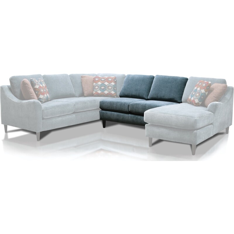 2k00-43 Kinley Armless Loveseat 2K0043