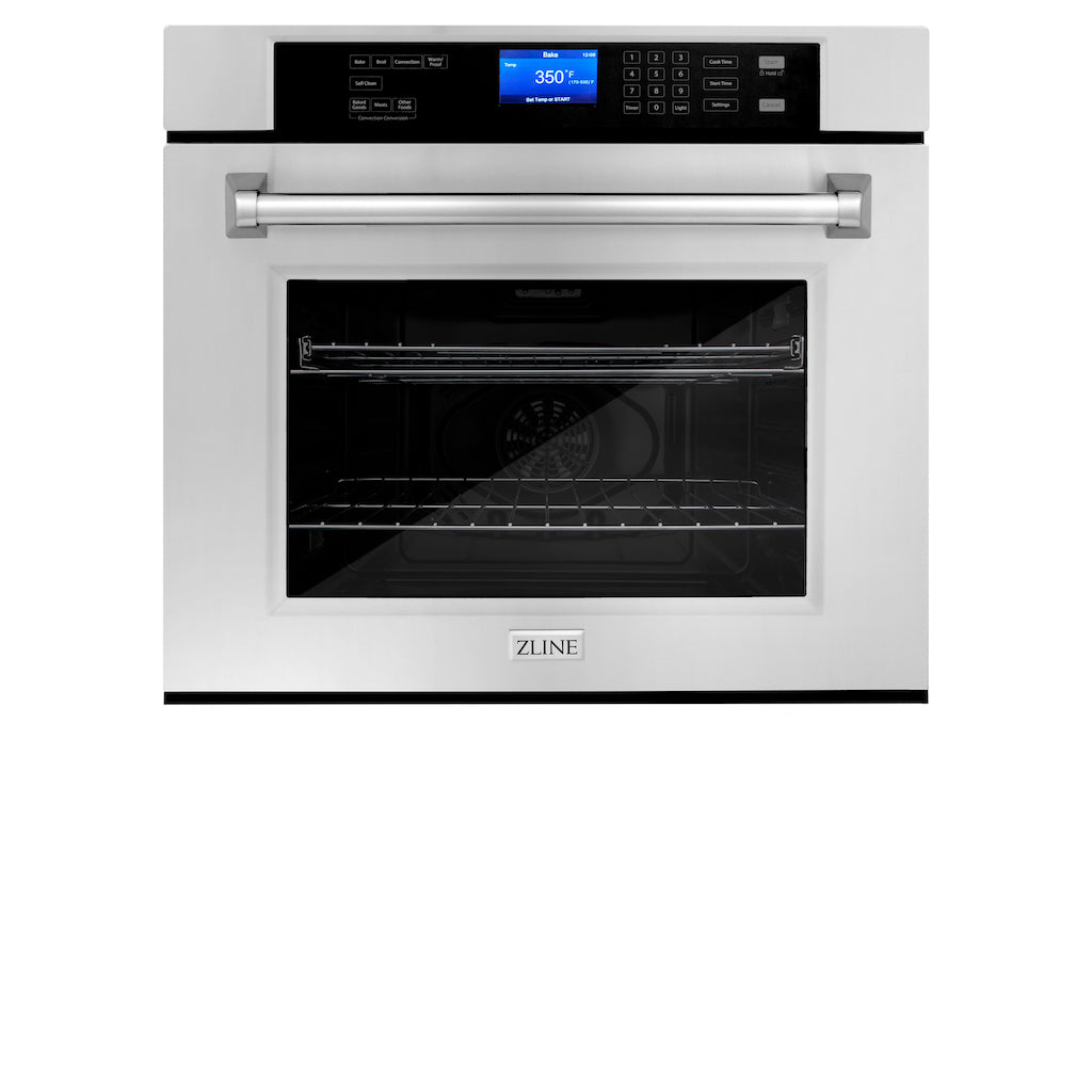 Stainless Steel 24 in. Built-in Convection Microwave Oven and 30 in. Single Wall Oven with Self Clean 2KPMW24AWS30