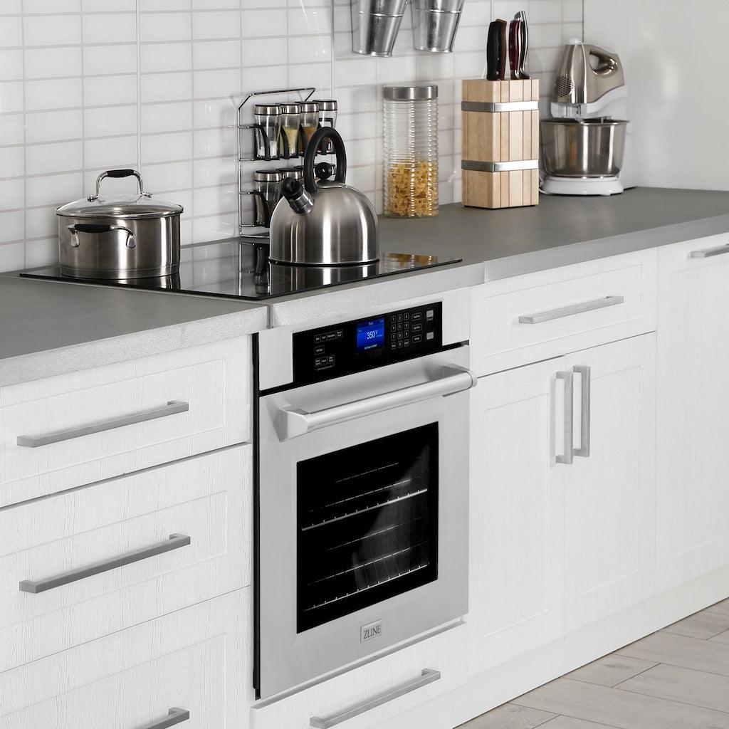 Stainless Steel 24 in. Built-in Convection Microwave Oven and 30 in. Single Wall Oven with Self Clean 2KPMW24AWS30