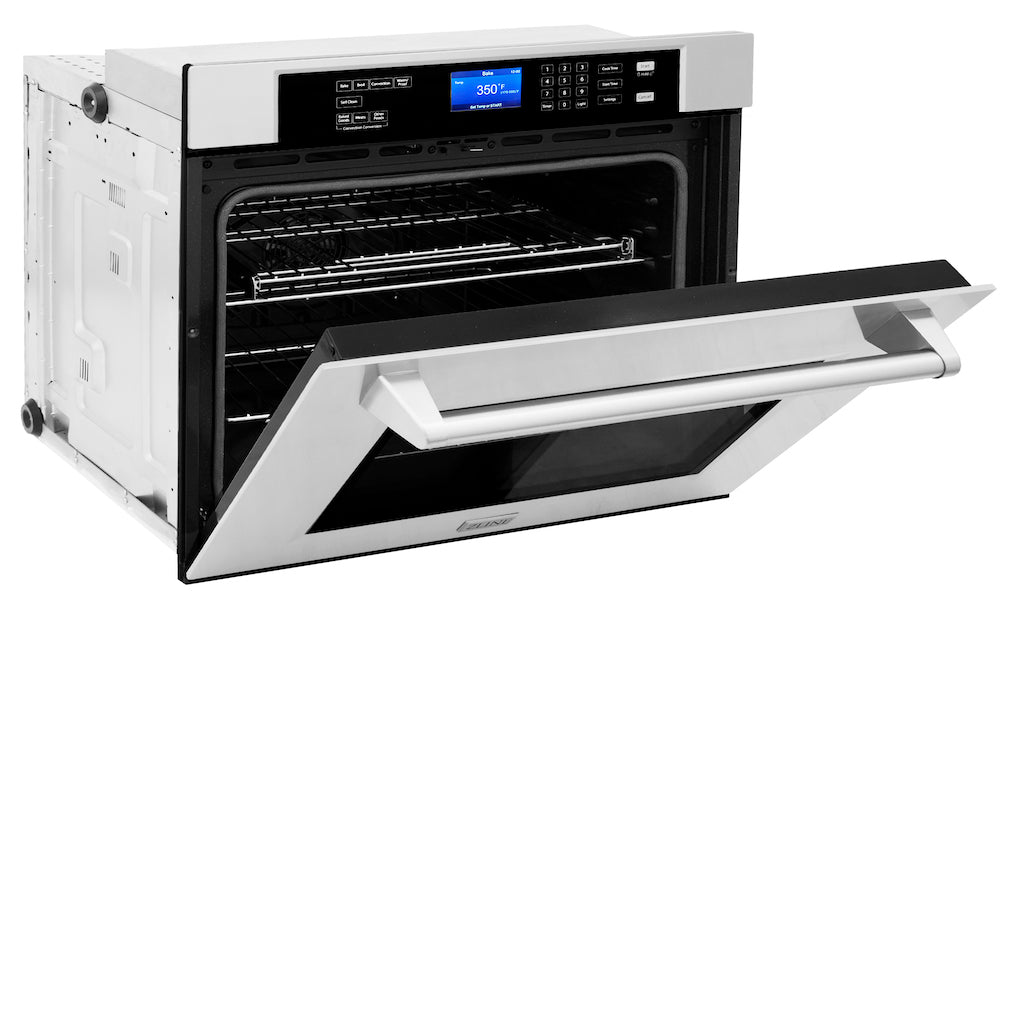 Stainless Steel 24 in. Built-in Convection Microwave Oven and 30 in. Single Wall Oven with Self Clean 2KPMW24AWS30