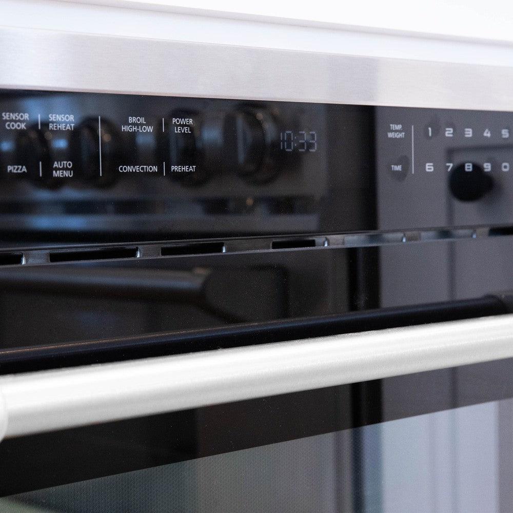 Stainless Steel 24 in. Built-in Convection Microwave Oven and 30 in. Single Wall Oven with Self Clean 2KPMW24AWS30