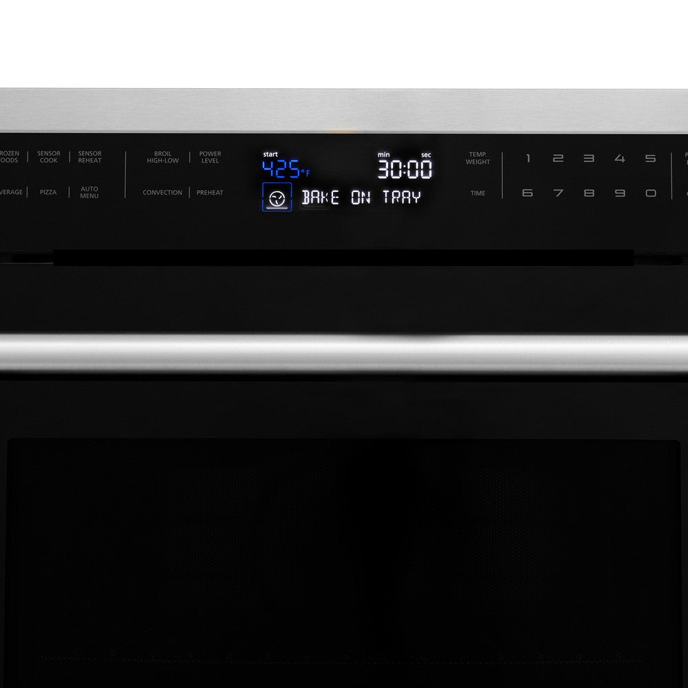 Stainless Steel 24 in. Built-in Convection Microwave Oven and 30 in. Single Wall Oven with Self Clean 2KPMW24AWS30