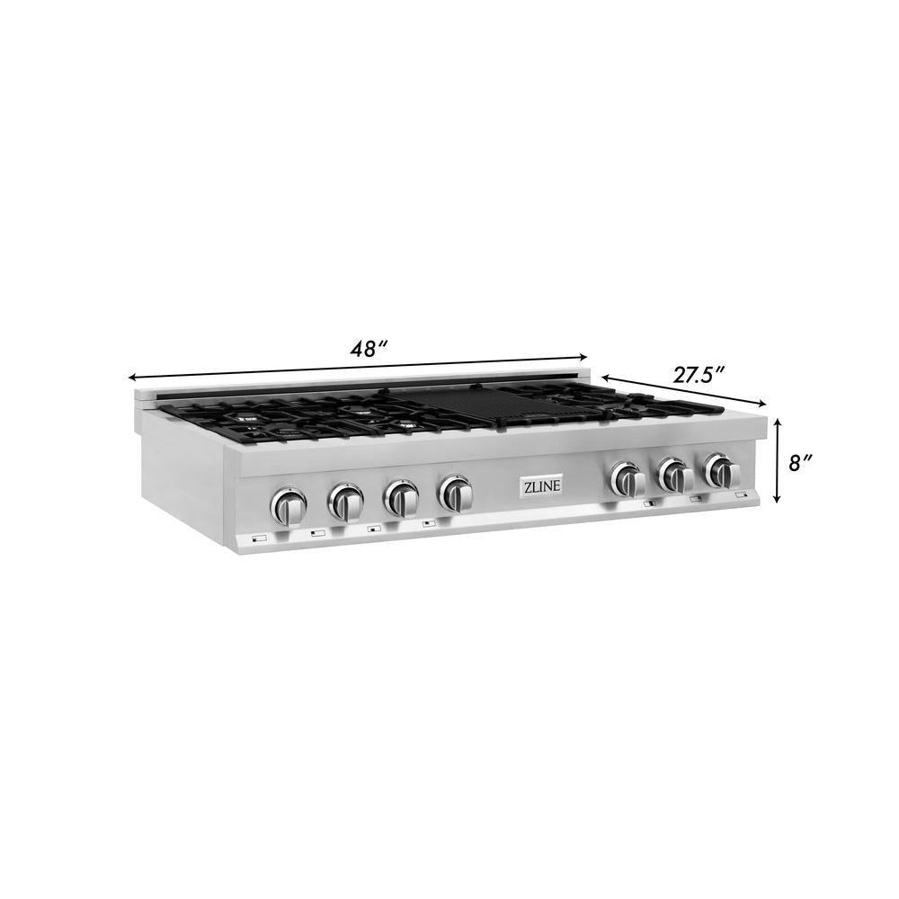 Kitchen Package with 48" Rangetop and 30" Double Wall Oven 2KPRTAWD48