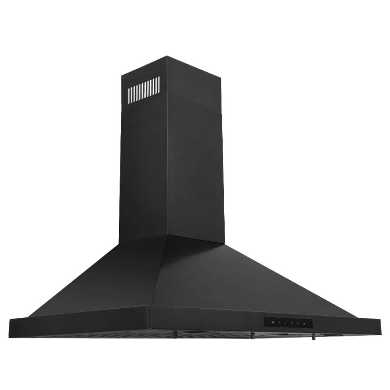 ZLINE Kitchen Package with 36 in. Black Stainless Steel Rangetop and 36 in. Convertible Range Hood (2KP-RTBRH36) 2KPRTBRH36