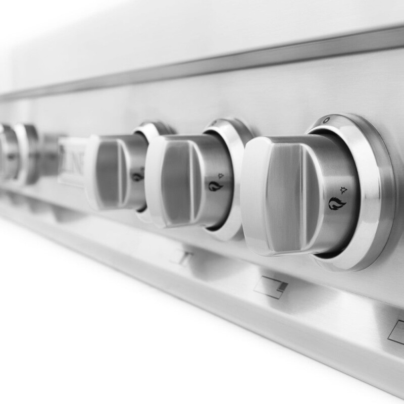 ZLINE Kitchen Package with 48 in. Stainless Steel Rangetop and 48 in. Convertible Range Hood (2KP-RTRH48) 2KPRTRH48
