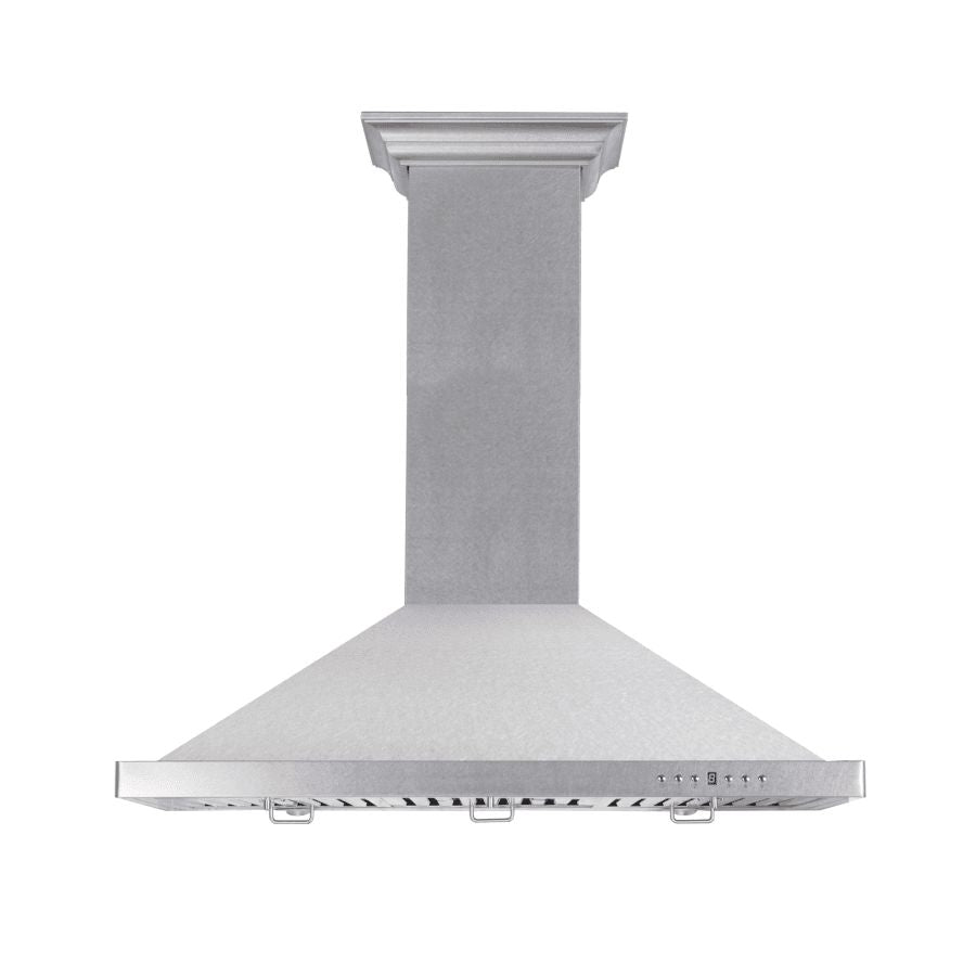 ZLINE Kitchen Package with 30 in. Satin Stainless Steel Rangetop and Convertible Range Hood (2KP-RTSRH30) 2KPRTSRH30