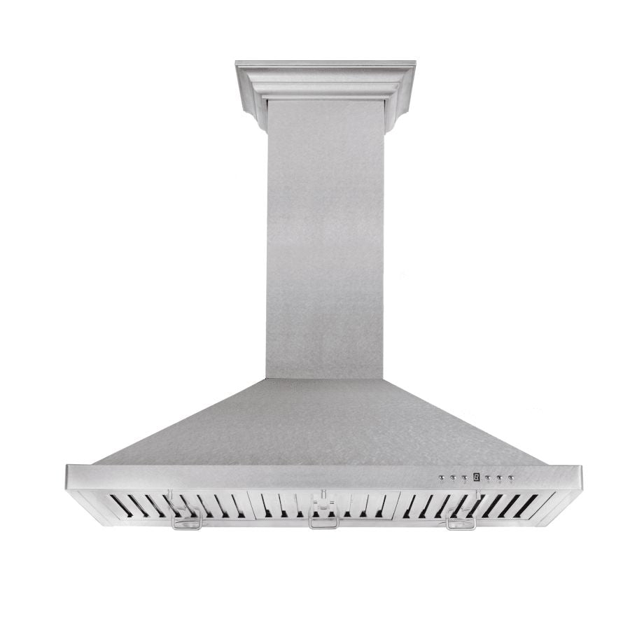 ZLINE Kitchen Package with 30 in. Satin Stainless Steel Rangetop and Convertible Range Hood (2KP-RTSRH30) 2KPRTSRH30