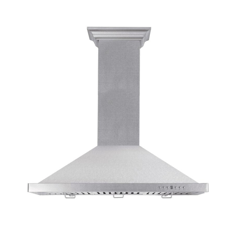 ZLINE Kitchen Package with 36 in. Satin Stainless Steel Rangetop and Convertible Range Hood (2KP-RTSRH36) 2KPRTSRH36