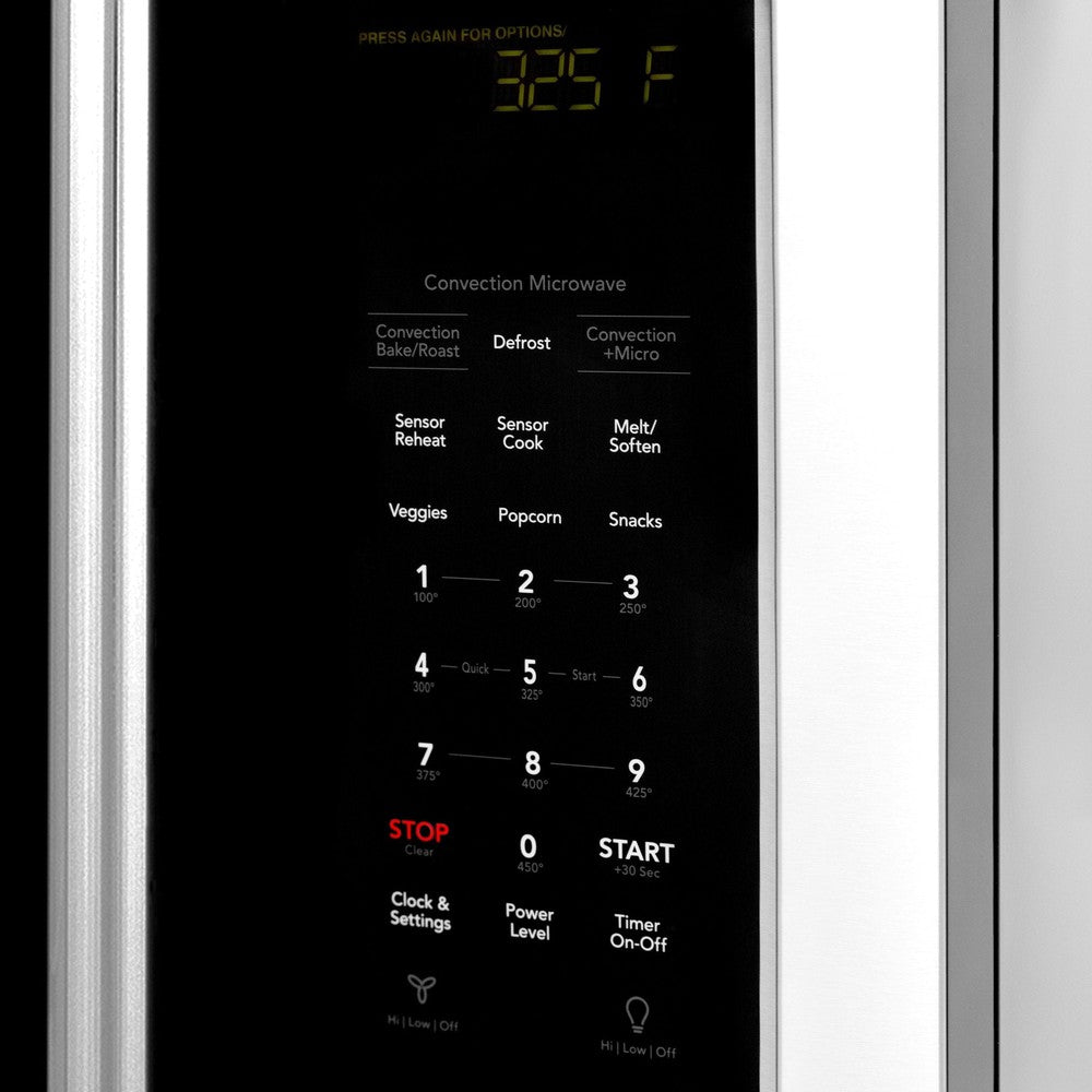 ZLINE 30 in. Kitchen Package Stainless Steel Gas Range and Over The Range Microwave with Modern Handle (2KP-SGROTR30) 2KPSGROTR30
