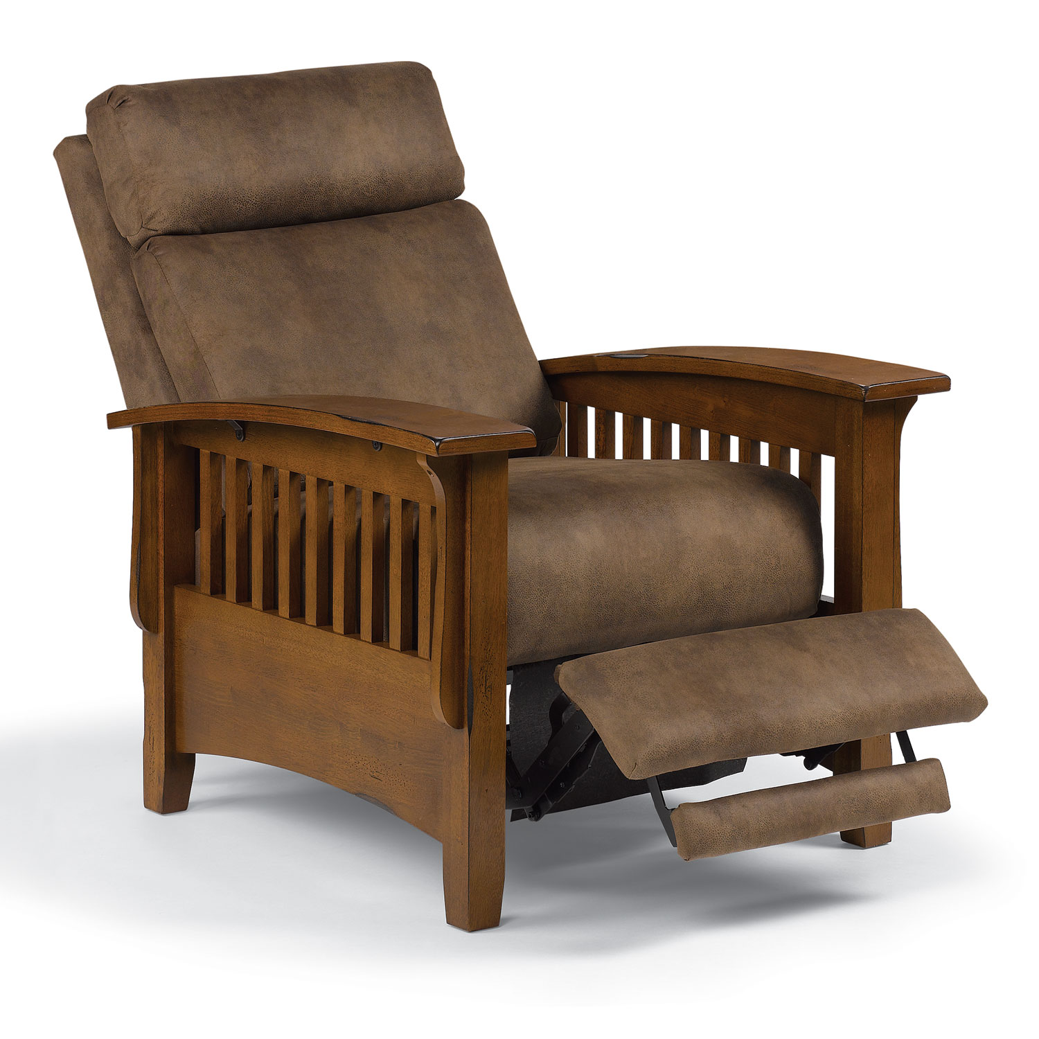 Tuscan - High Leg, Mission-style Recliner - Distressed Pecan - 2L20DP 2L20DP