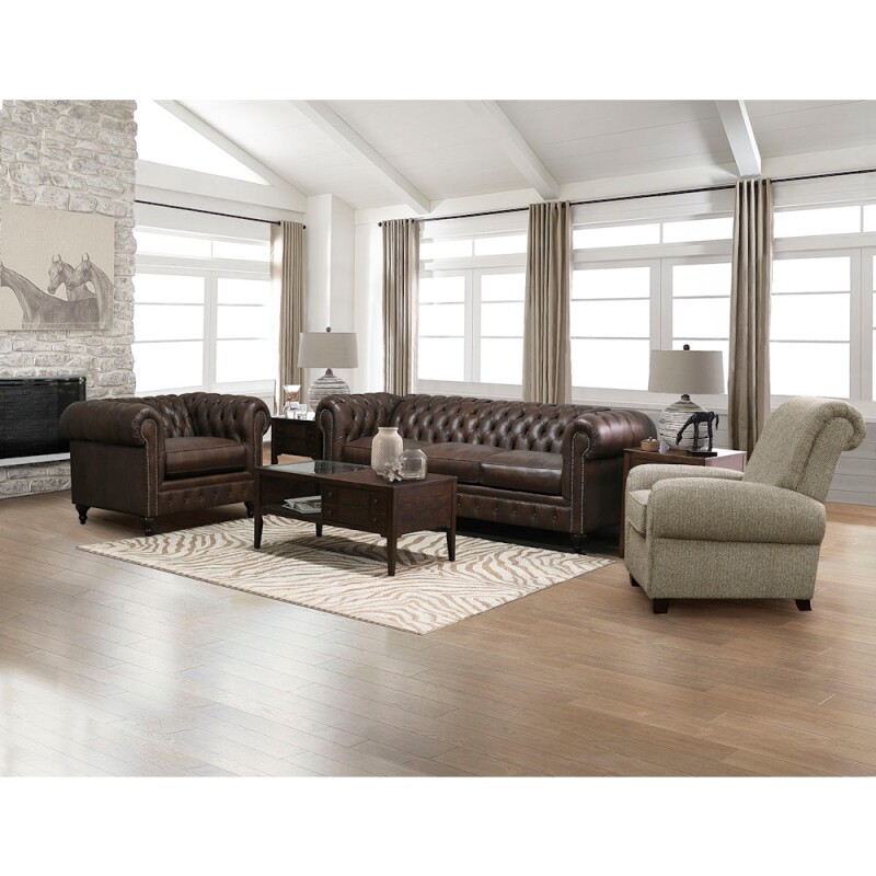 Rondell Leather Sofa 2R05LNR