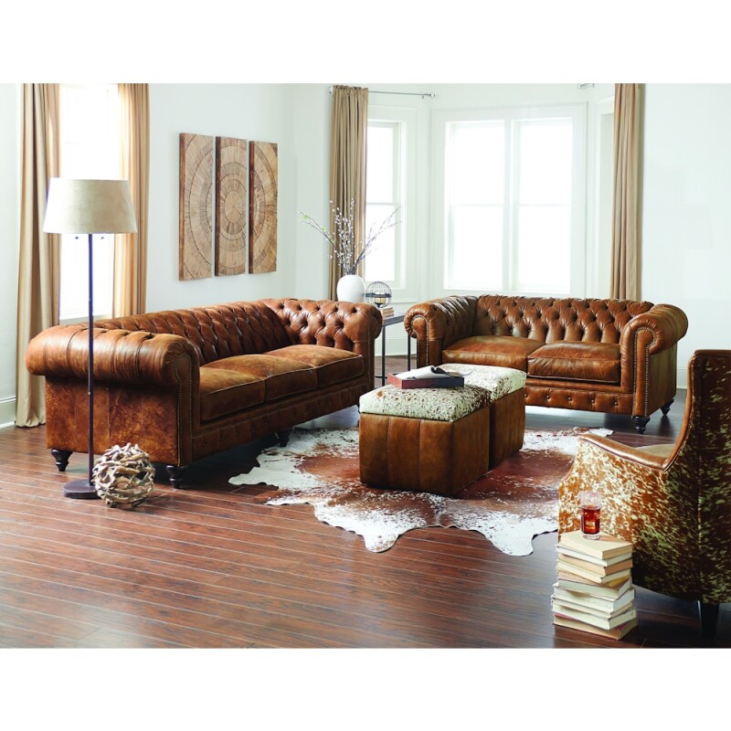 Rondell Leather Loveseat 2R06LR