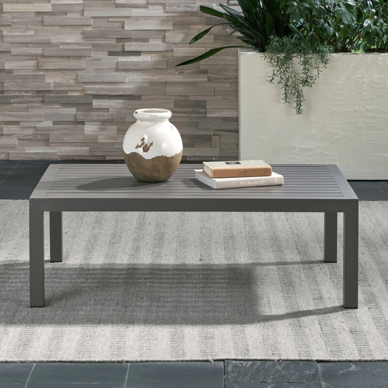Plantation Key Outdoor Cocktail Table - Granite 3001OCT1010GT