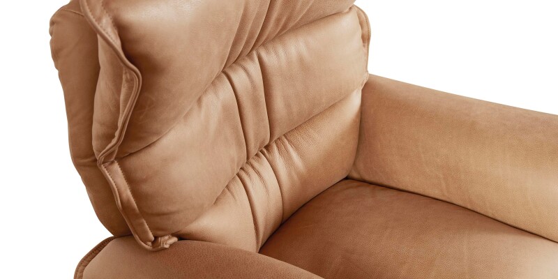 Dunn Leather Swivel Arm Chair 300205C