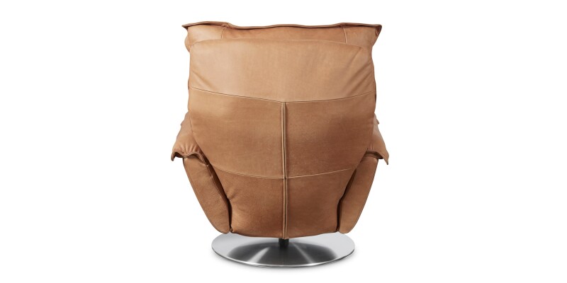 Dunn Leather Swivel Arm Chair 300205T