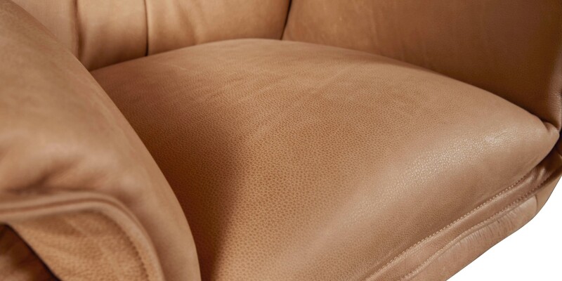 Dunn Leather Swivel Arm Chair 300205T