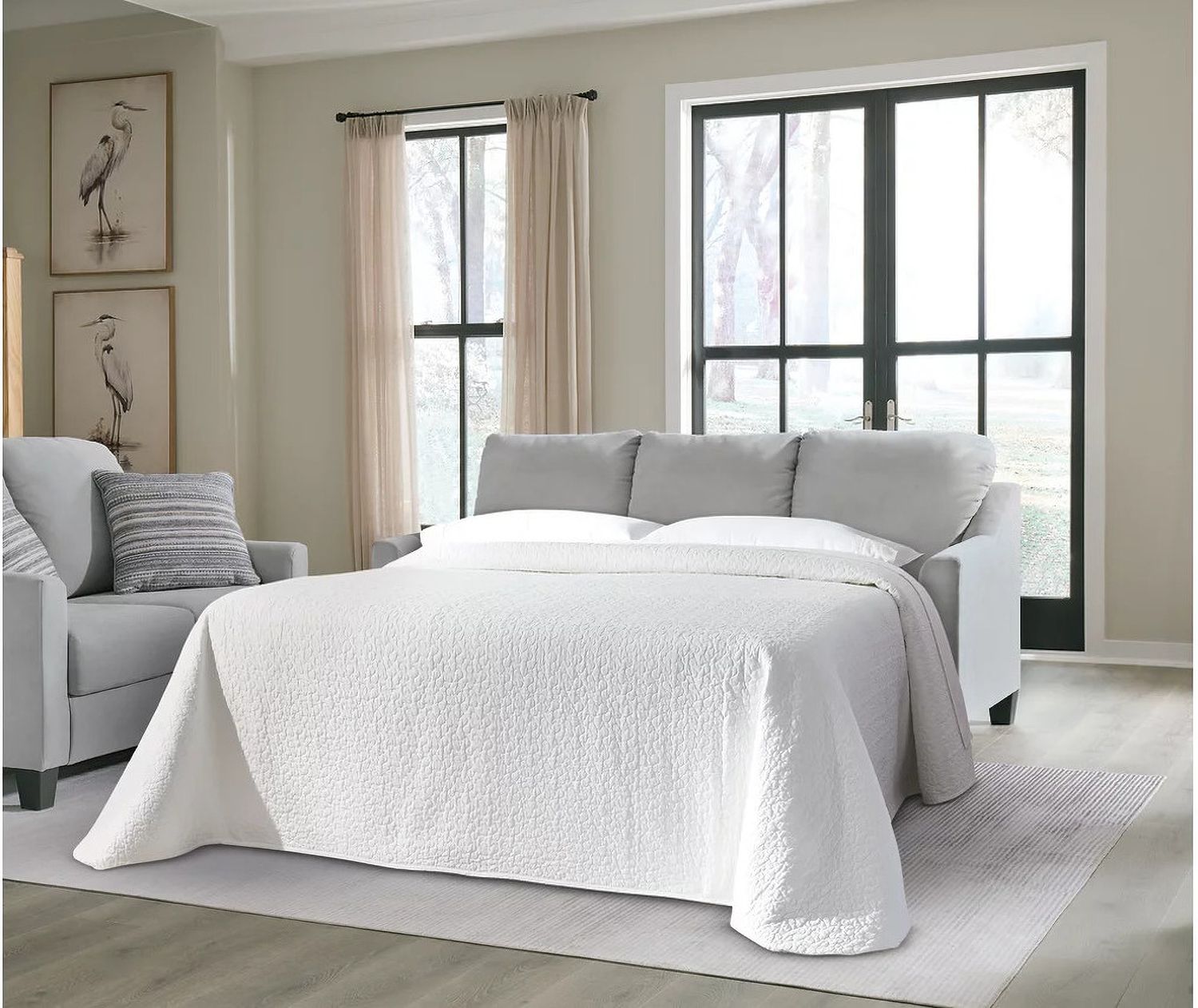 Adlai Queen Sofa Sleeper In Shadow 3010339