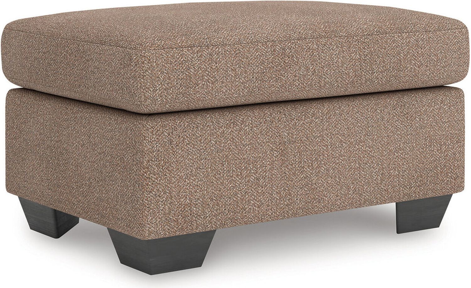 Triston-Peaks Ottoman In Suede 3020414