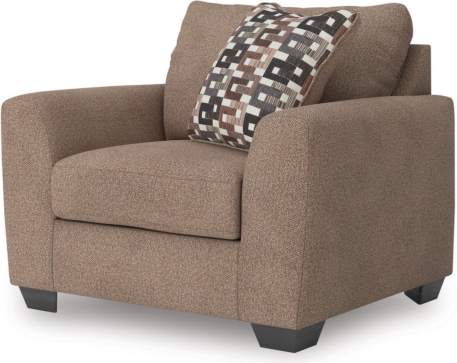 Triston-Peaks Oversized Chair In Suede 3020423