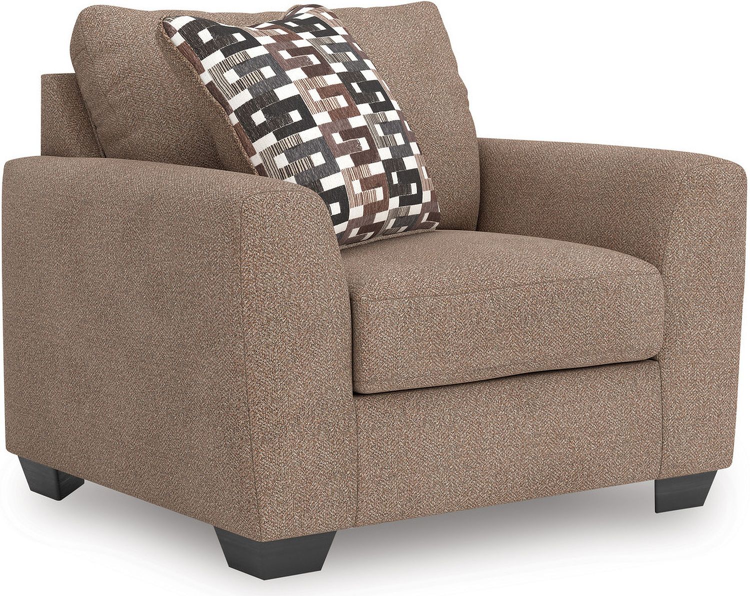 Triston-Peaks Oversized Chair In Suede 3020423