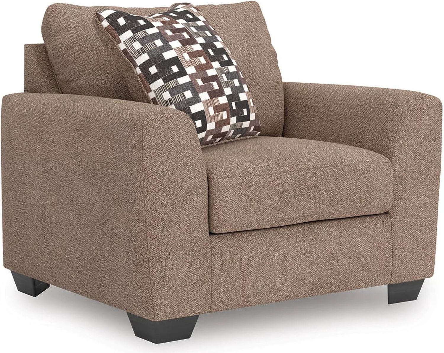 Triston-Peaks Oversized Chair In Suede 3020423