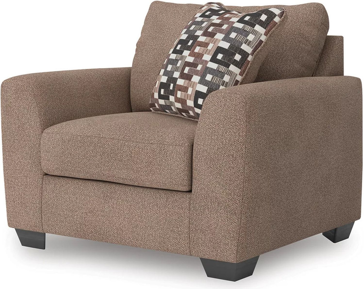 Triston-Peaks Oversized Chair In Suede 3020423