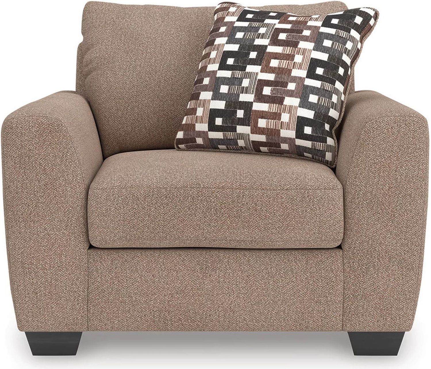 Triston-Peaks Oversized Chair In Suede 3020423
